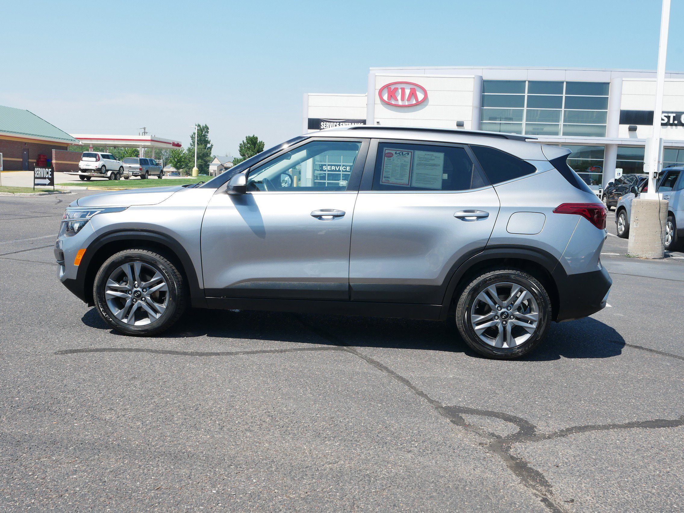 Certified 2021 Kia Seltos S with VIN KNDEU2AA3M7169049 for sale in Waite Park, Minnesota