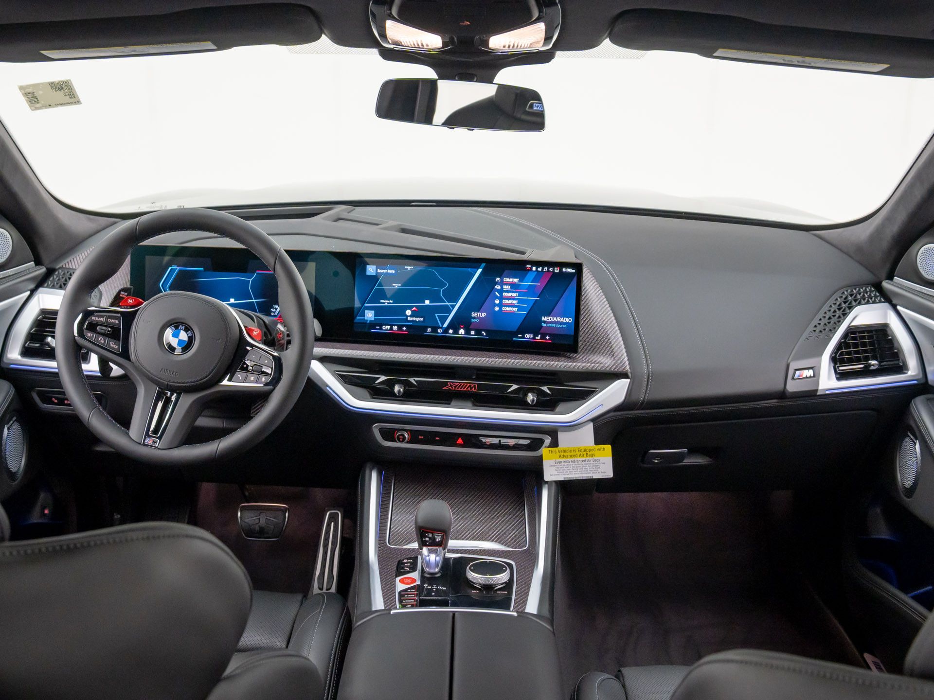 New 2025 Black Sapphire Metallic BMW Label Red image 9