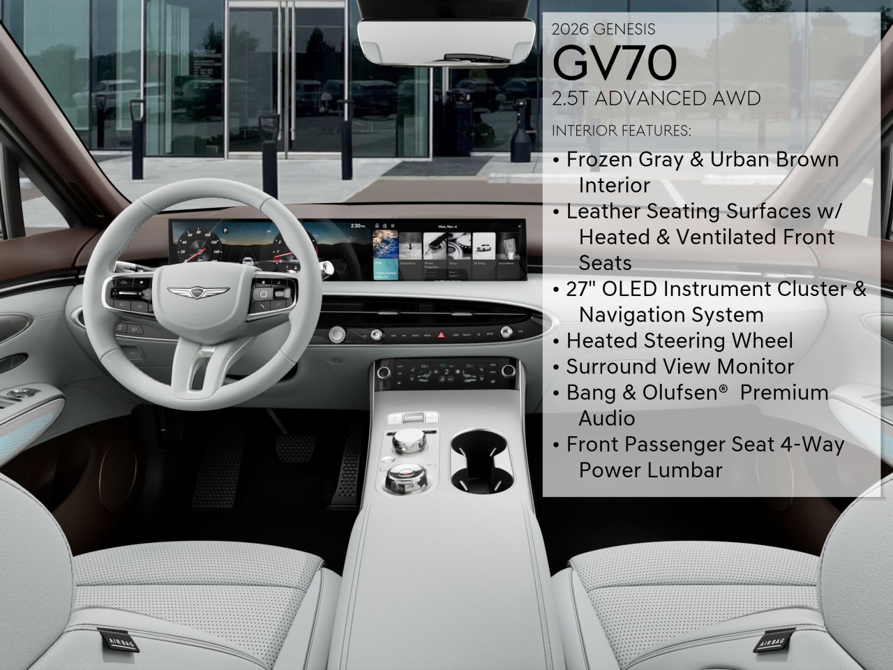 2026 Genesis GV70 2.5T Advanced photo 17
