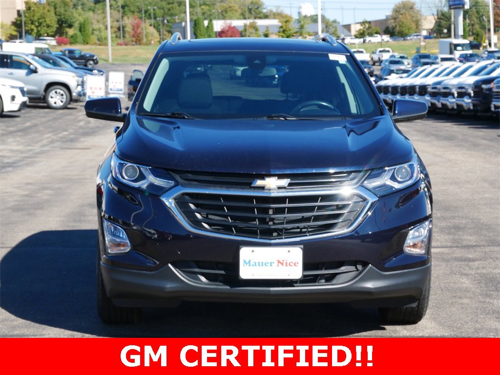 Certified 2021 Chevrolet Equinox LT with VIN 3GNAXKEVXMS114237 for sale in Inver Grove Heights, Minnesota