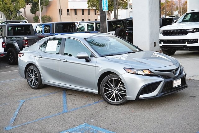 Used 2024 Silver Toyota SE image 2