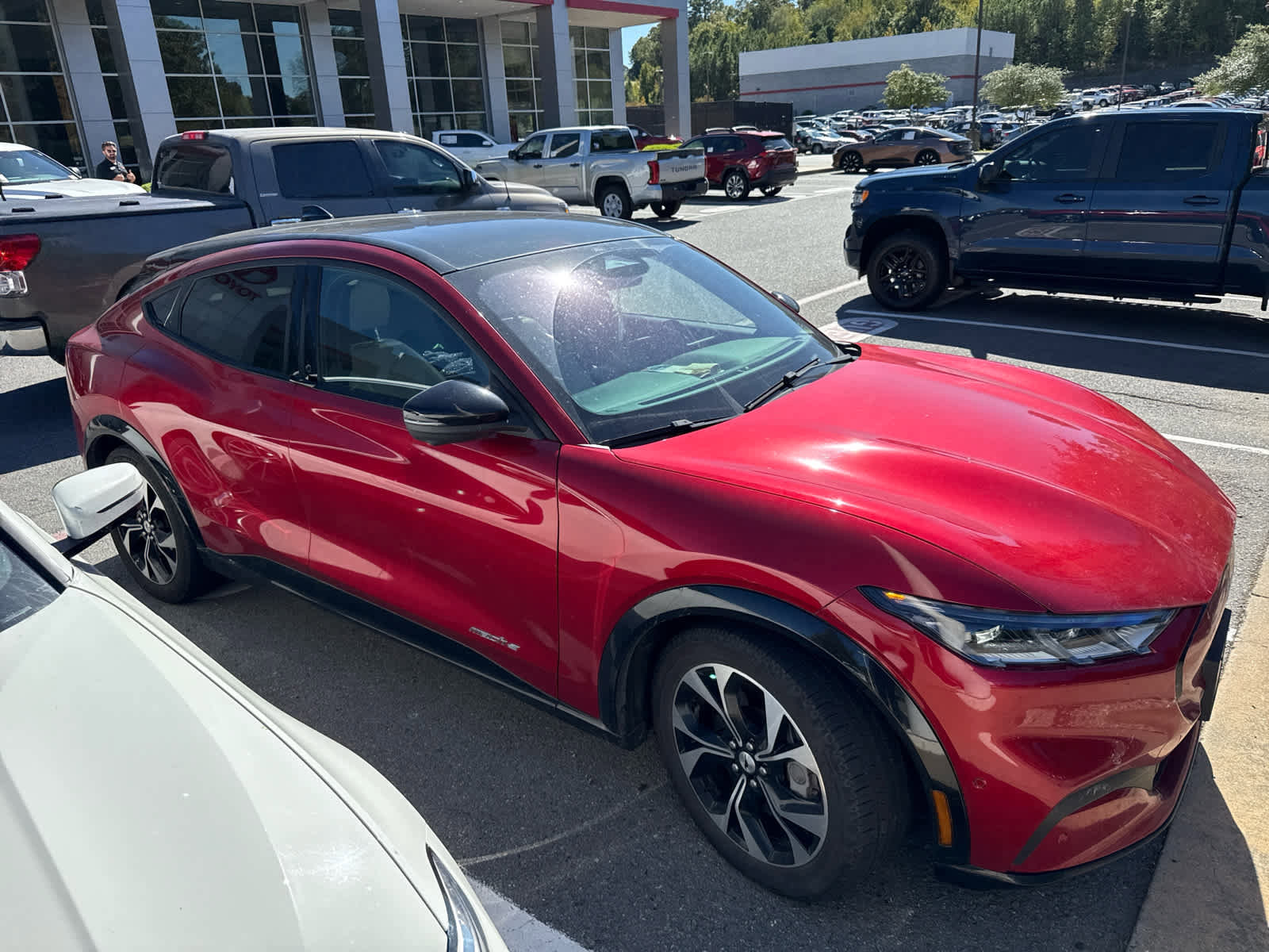 Used 2021 Ford Mustang Mach-E Premium RWD with VIN 3FMTK3RM7MMA02132 for sale in Little Rock, AR
