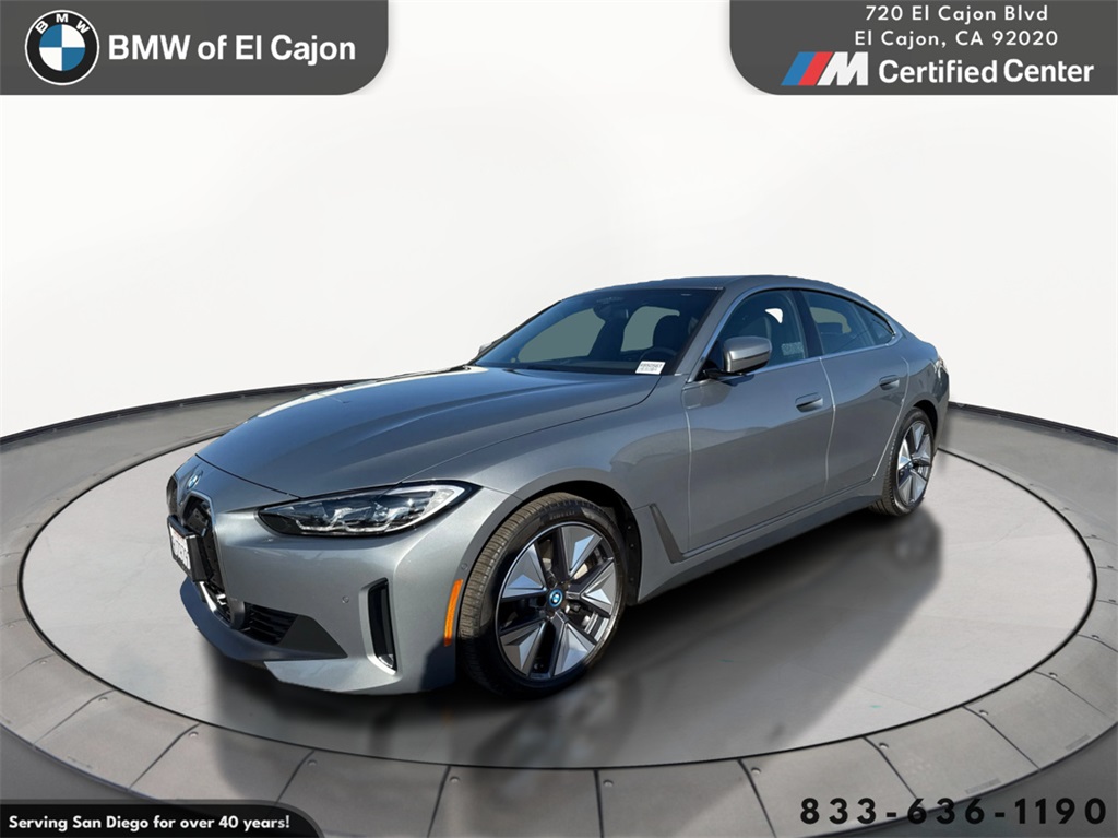 Certified 2024 BMW i4 Base with VIN WBY73AW02RFR85056 for sale in El Cajon, CA