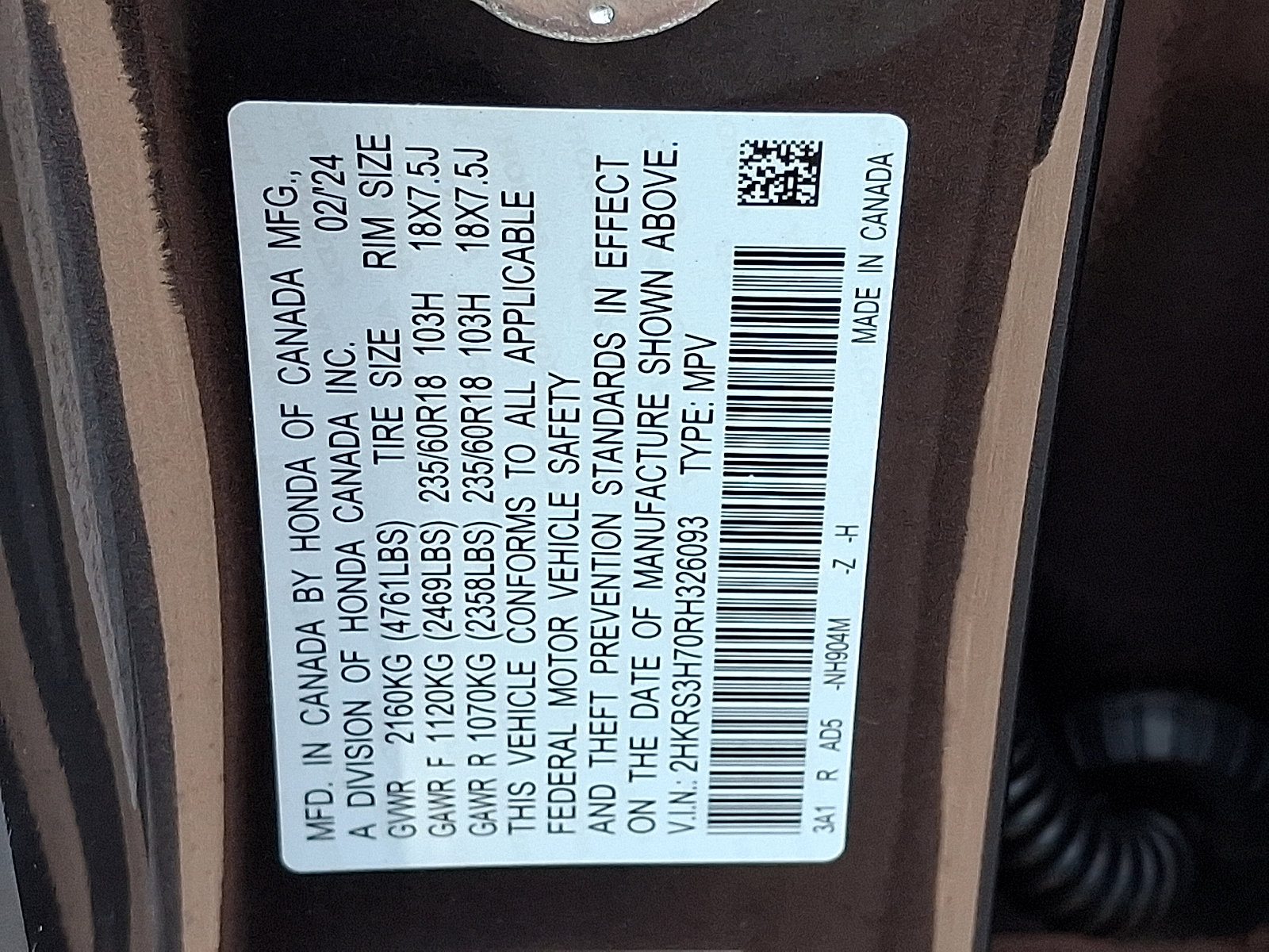 2024 Honda CR-V EX-L photo 28