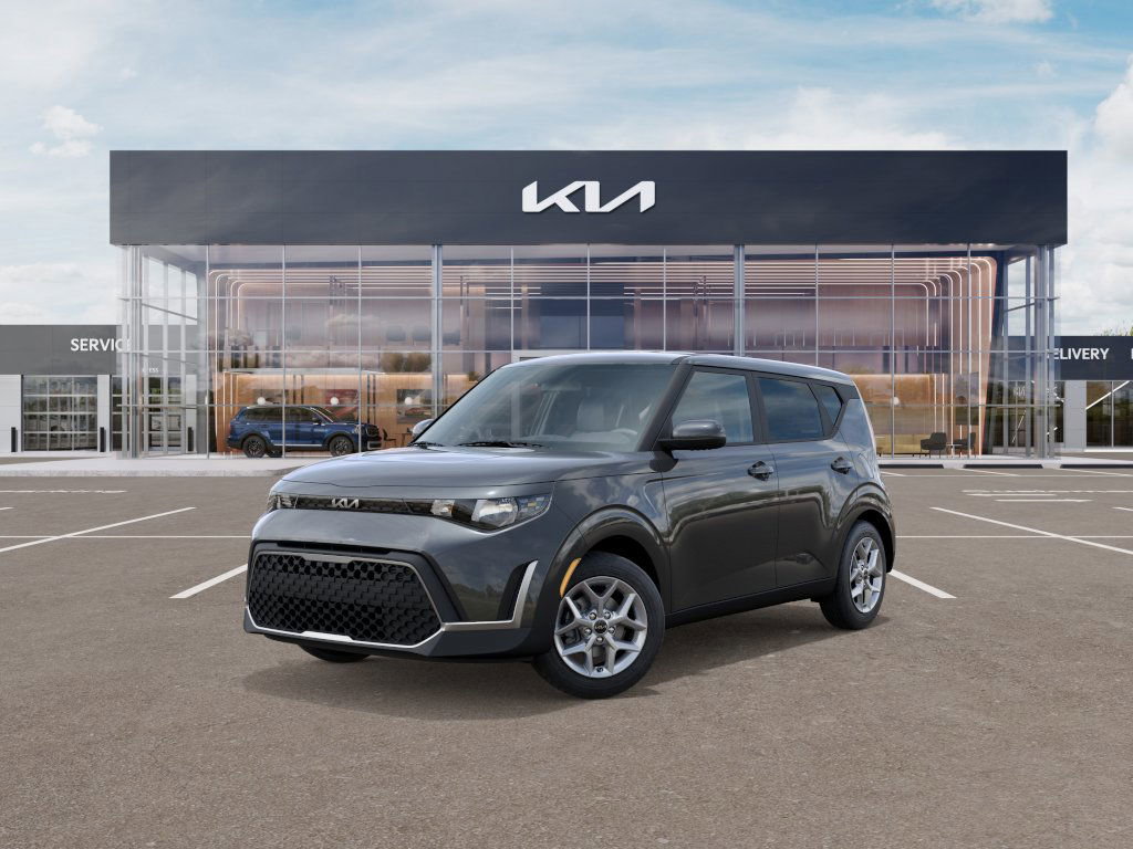 New 2025 Gravity Gray Kia LX image 1