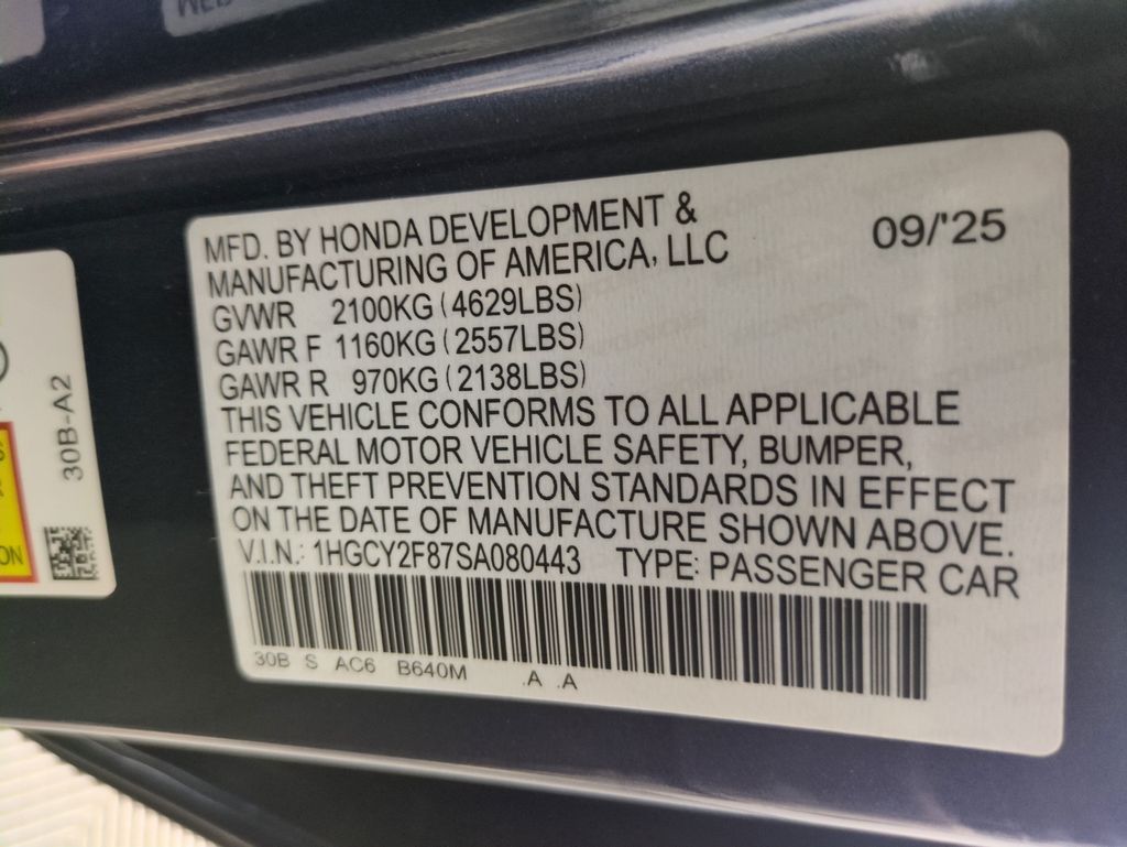 2025 Honda Accord Hybrid Touring photo 29