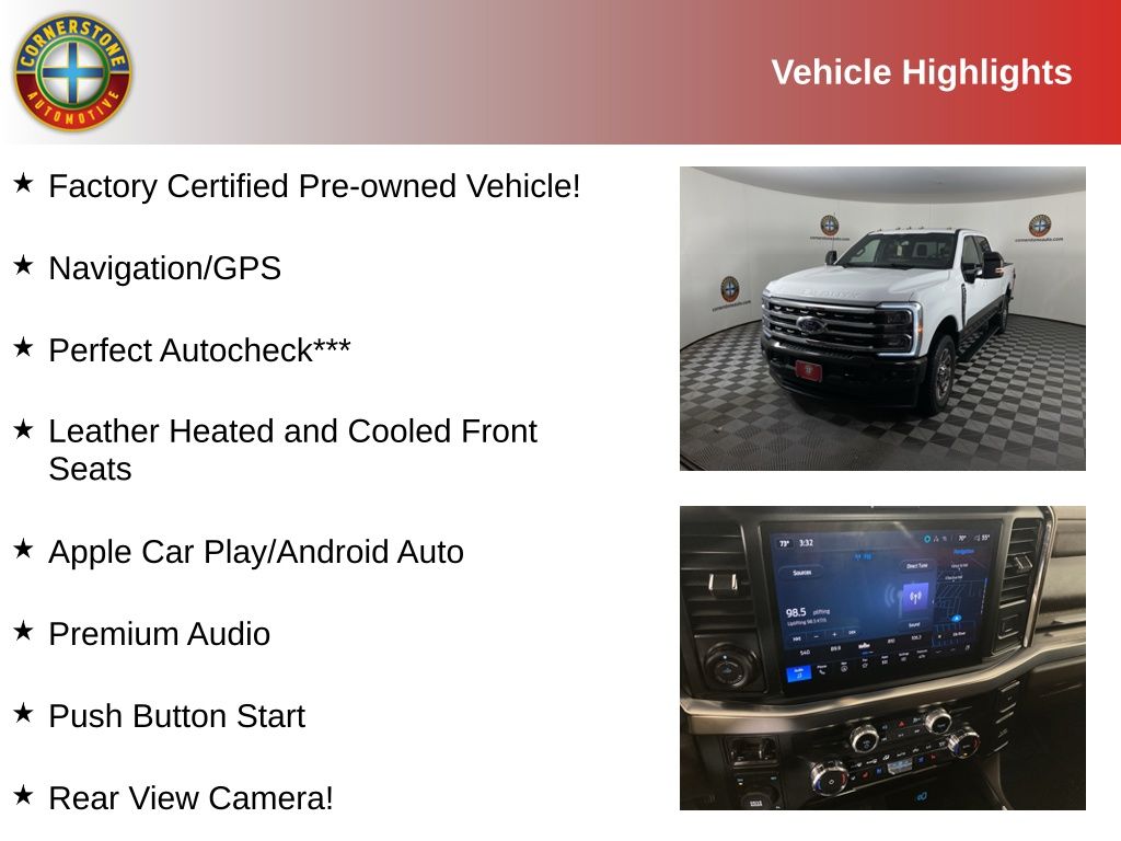 Used 2025 Ford F-350 Super Duty King Ranch with VIN 1FT8W3BMXSEC02837 for sale in Elk River, Minnesota