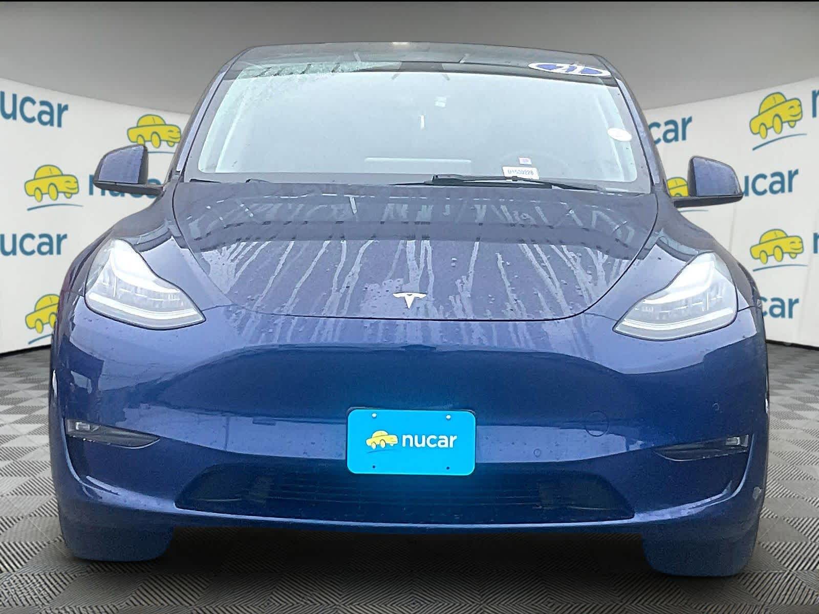 Used 2021 Tesla Model Y Long Range with VIN 5YJYGDEEXMF191962 for sale in Norwood, MA