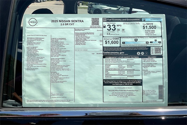 2025 Nissan Sentra SR Midnight Edition photo 13
