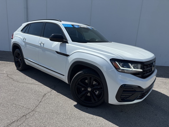 Certified 2023 Volkswagen Atlas Cross Sport SEL R-Line Black with VIN 1V2SE2CA3PC203840 for sale in Kansas City