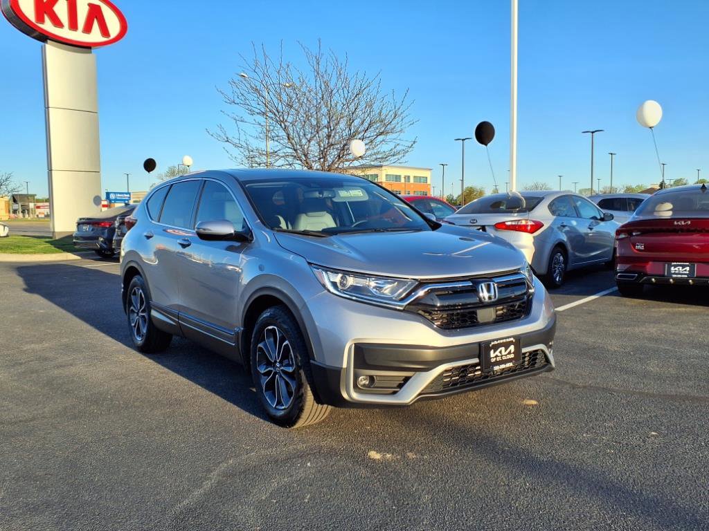 Used 2021 Honda CR-V EX-L with VIN 2HKRW1H86MH401843 for sale in Waite Park, Minnesota