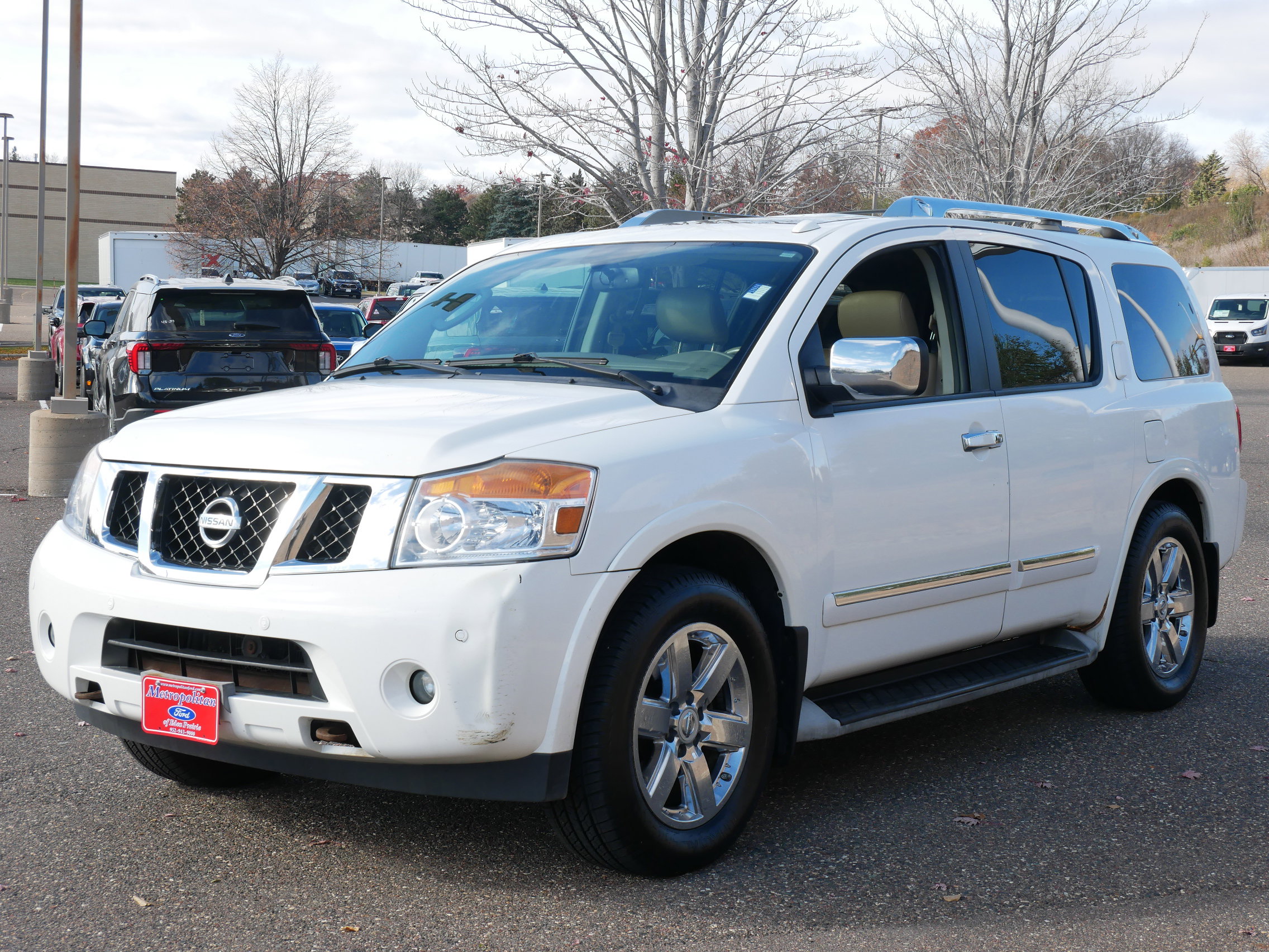Used 2011 Nissan Armada Platinum with VIN 5N1BA0NE9BN614945 for sale in Eden Prairie, Minnesota