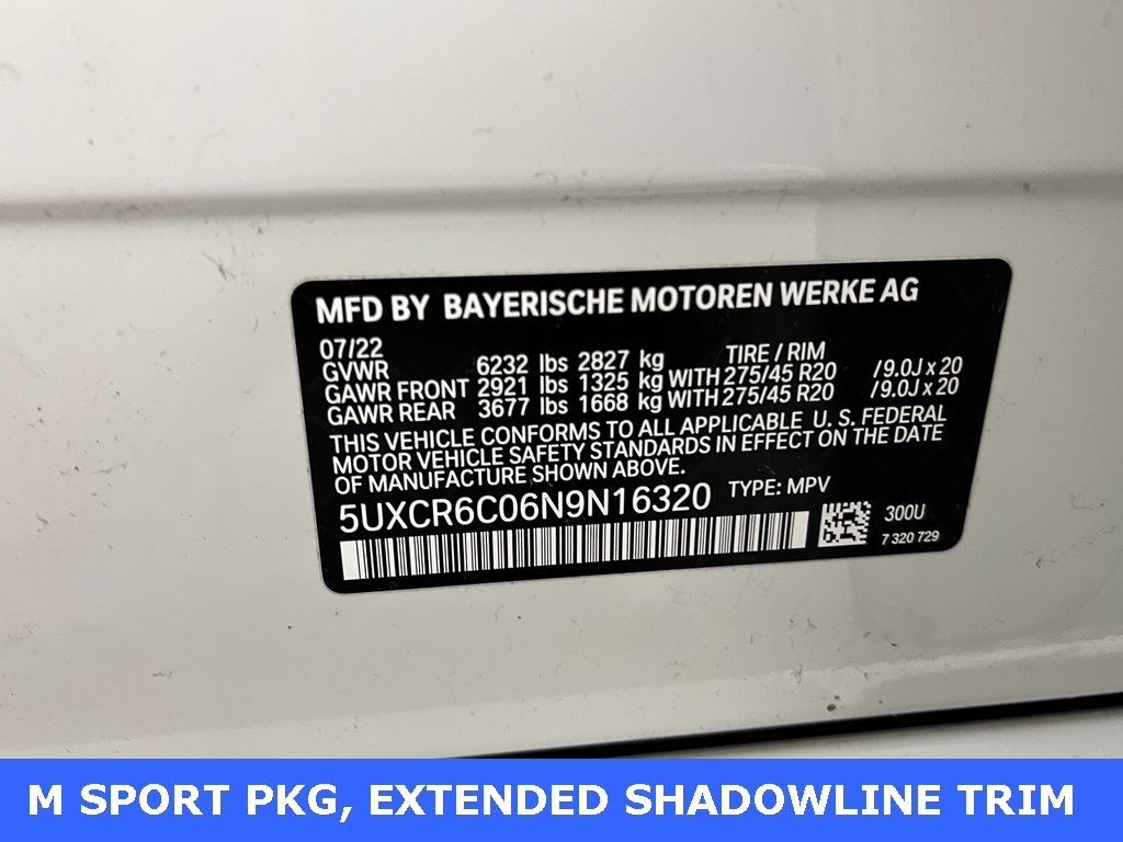 2022 Bmw X5 xDrive40i M photo 24