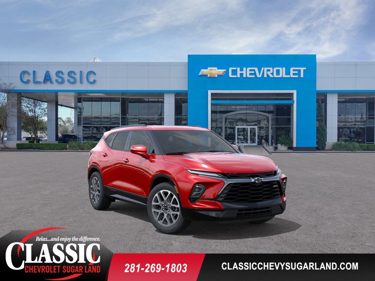 2025 Chevrolet Blazer RS Red at Robbins Nissan
