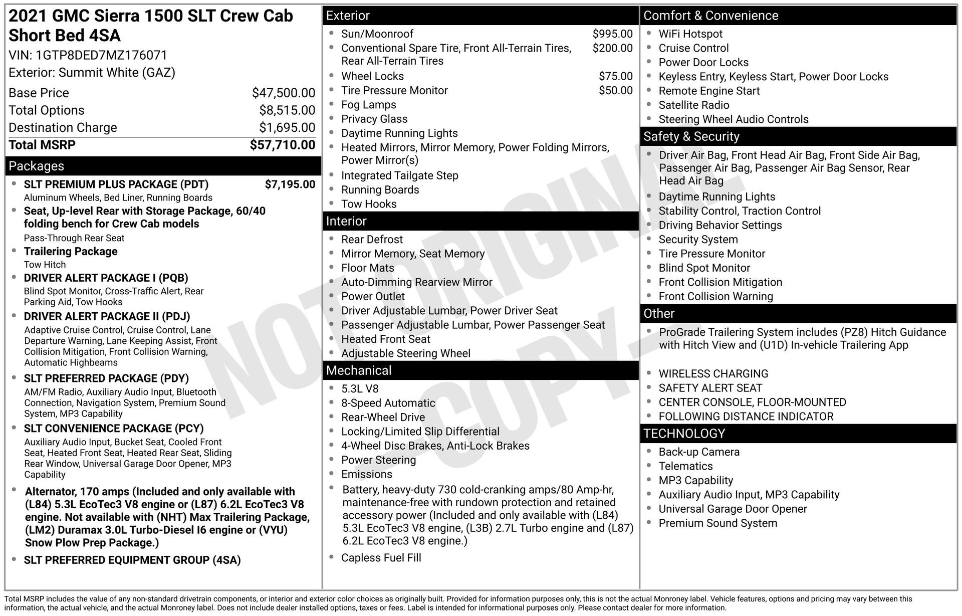 2021 GMC Sierra 1500 SLT's photo
