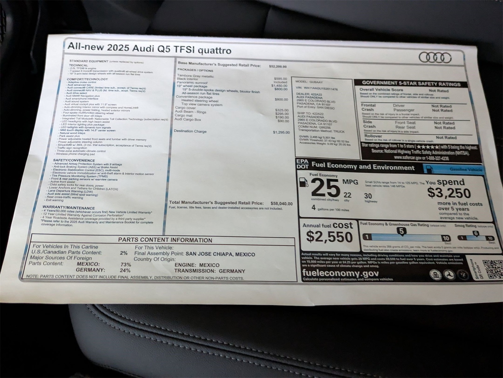 2025 Audi Q5 Premium photo 13