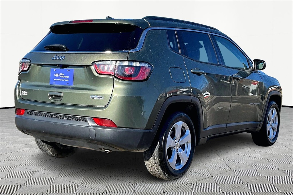 Certified 2021 Jeep Compass Latitude with VIN 3C4NJCBB2MT592478 for sale in Kansas City