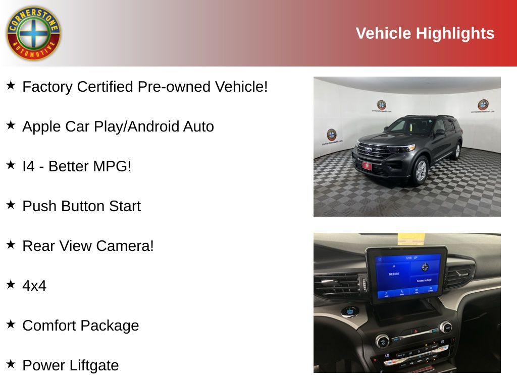 Used 2020 Ford Explorer XLT with VIN 1FMSK8DH3LGB27818 for sale in Elk River, Minnesota