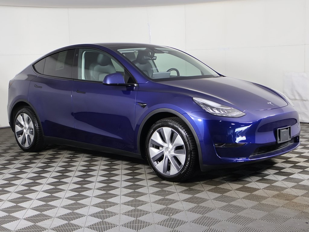 Used 2021 Tesla Model Y Long Range with VIN 5YJYGDEE9MF265632 for sale in Bedford, OH