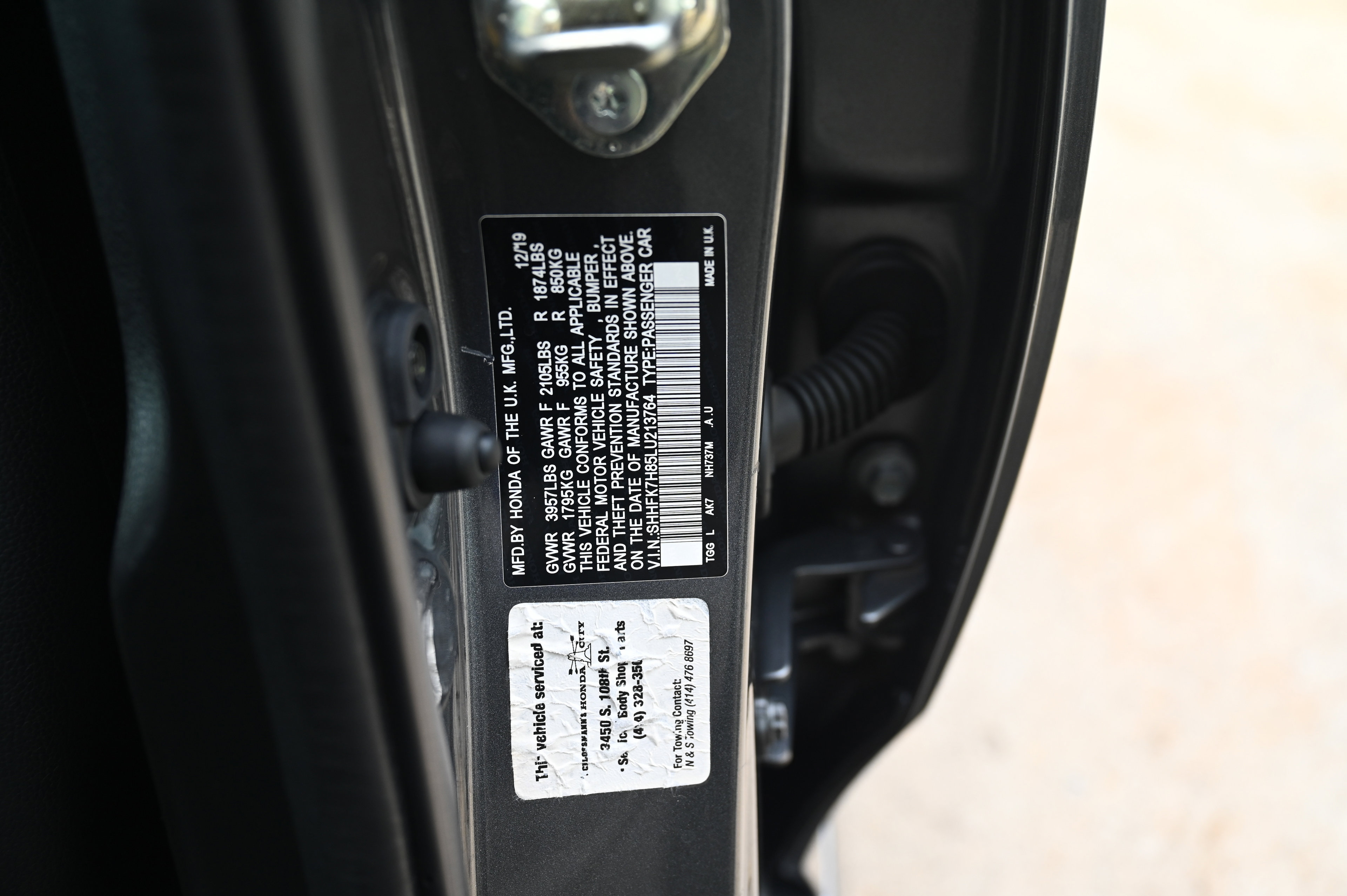 2020 Honda Civic Hatchback EX-L photo 35