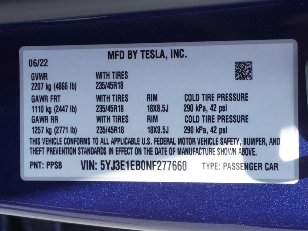 2022 Tesla Model 3 Long Range photo 26