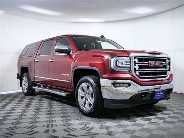 Certified 2018 GMC Sierra 1500 SLT with VIN 3GTU2NEC6JG345977 for sale in Apple Valley, Minnesota
