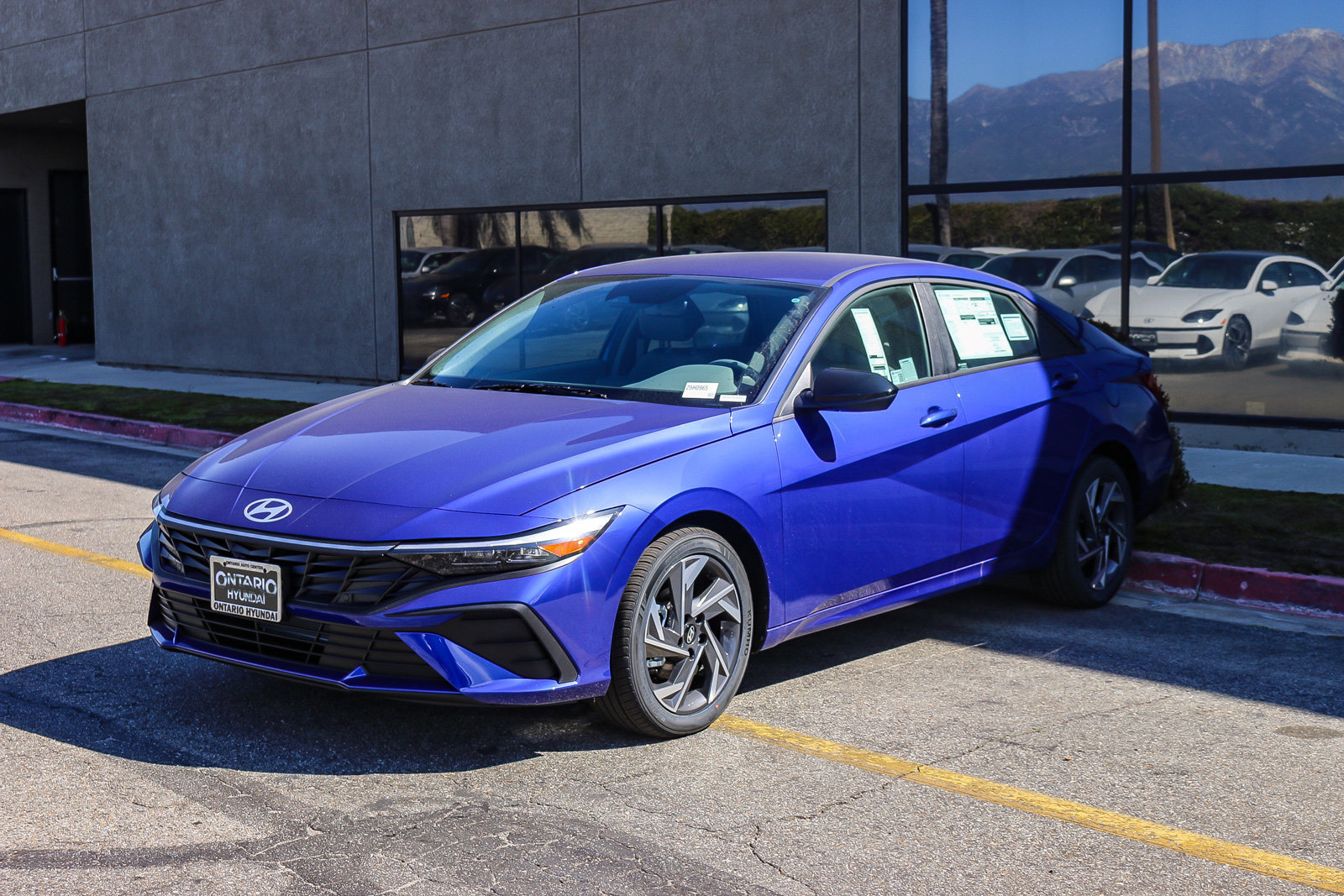 New 2025 Intense Blue Hyundai SEL Sport image 4