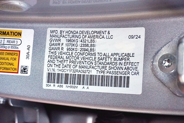 Used 2024 Silver Honda EX image 32