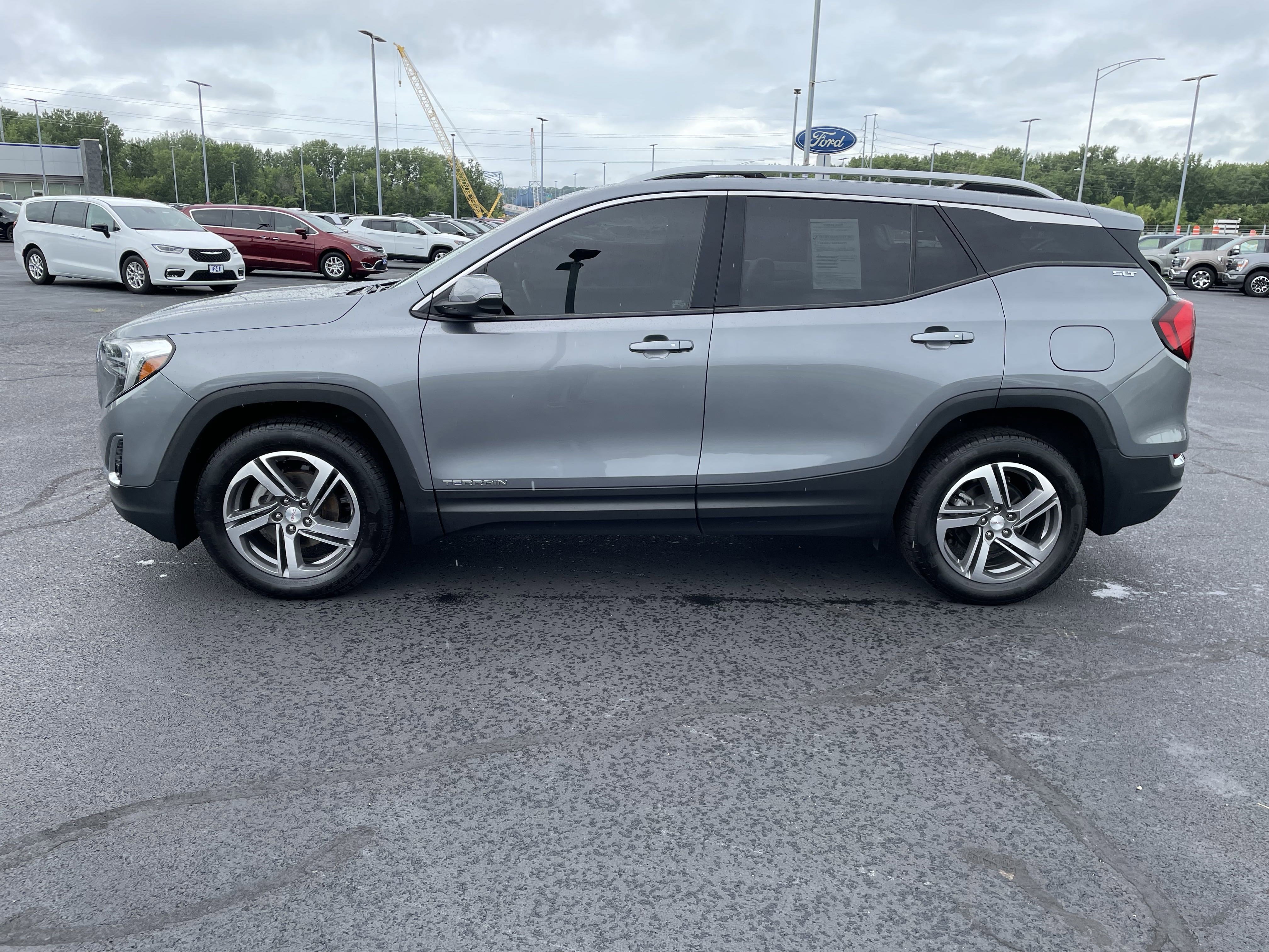 Used 2021 GMC Terrain SLT with VIN 3GKALVEV0ML344373 for sale in East Peoria, IL