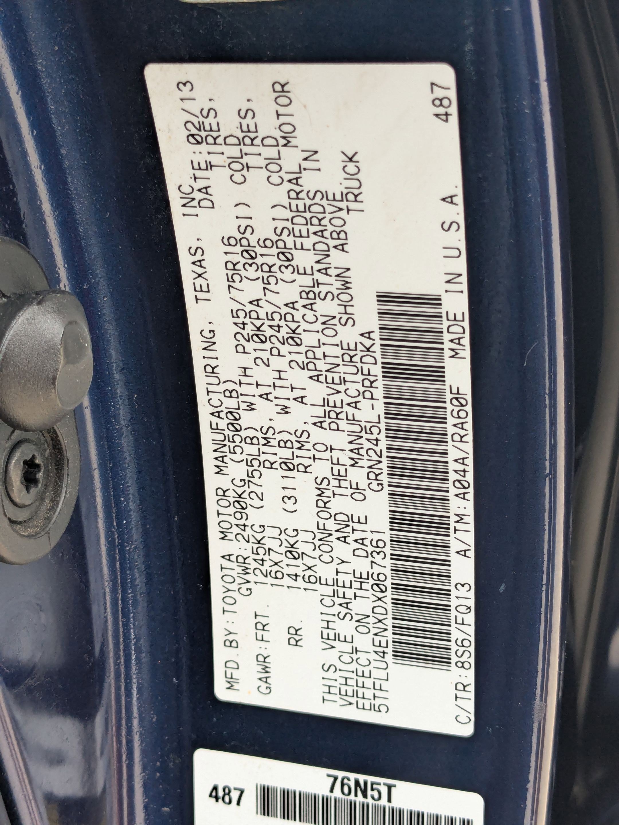 2013 Toyota Tacoma Base photo 24