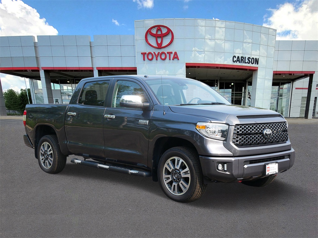 Certified 2019 Toyota Tundra Platinum with VIN 5TFAY5F11KX870361 for sale in Minneapolis, Minnesota