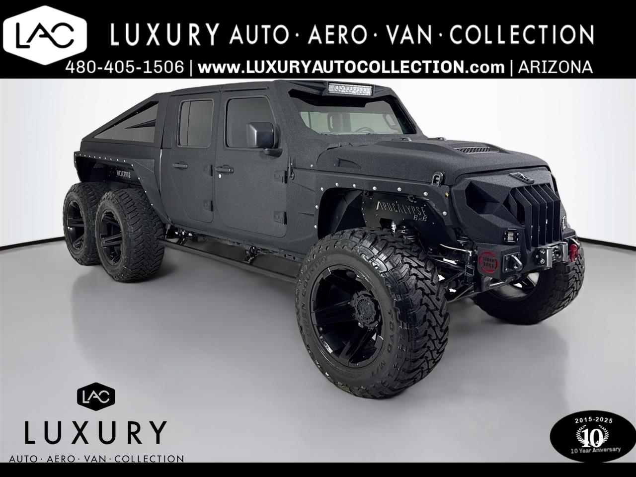 Used 2023 Black Clearcoat Jeep HELLFIRE 6X6 | Custom Interior | Matte Black Exterior image 1