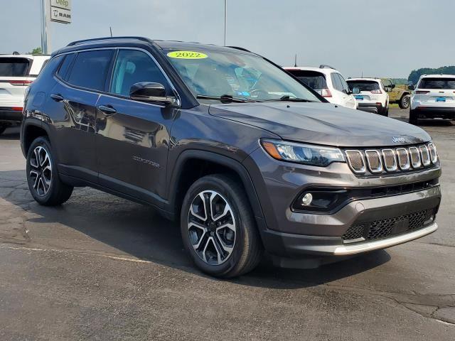 Used 2022 Jeep Compass Limited with VIN 3C4NJDCB8NT143263 for sale in Corunna, MI