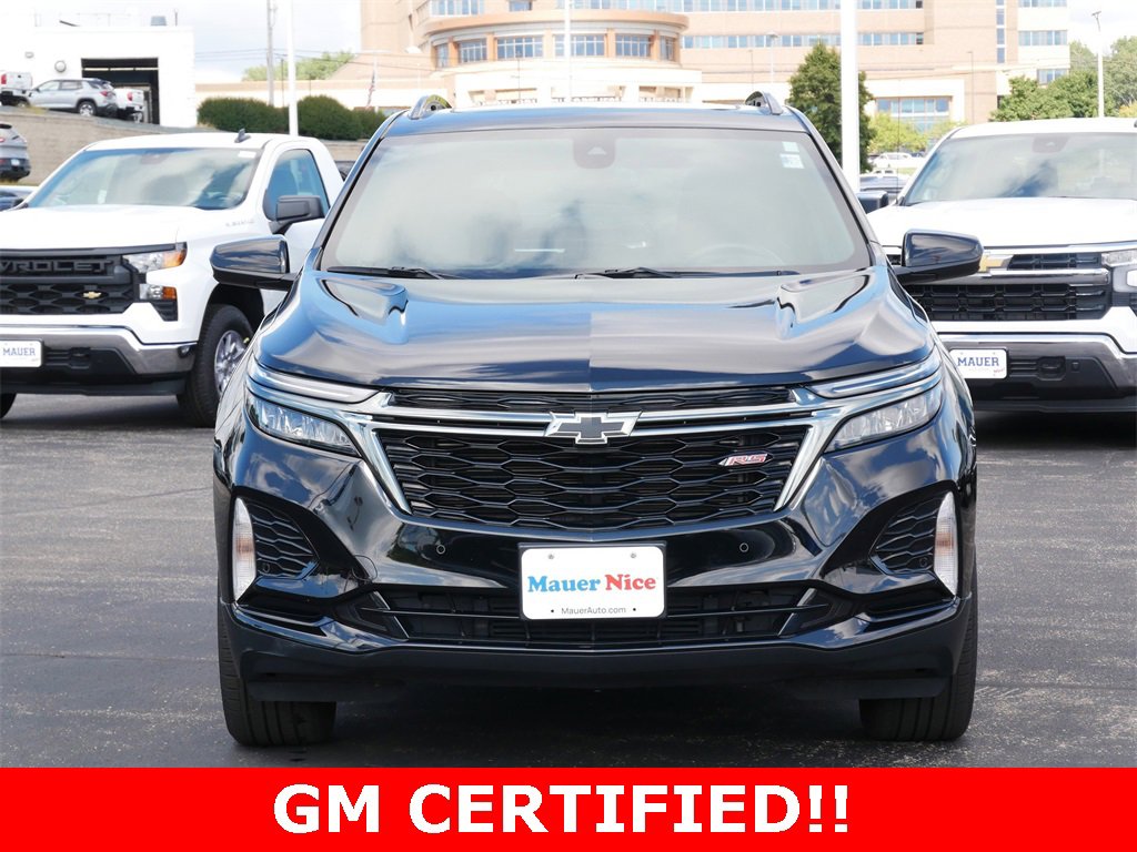 Certified 2023 Chevrolet Equinox RS with VIN 3GNAXWEG8PL229619 for sale in Inver Grove Heights, Minnesota