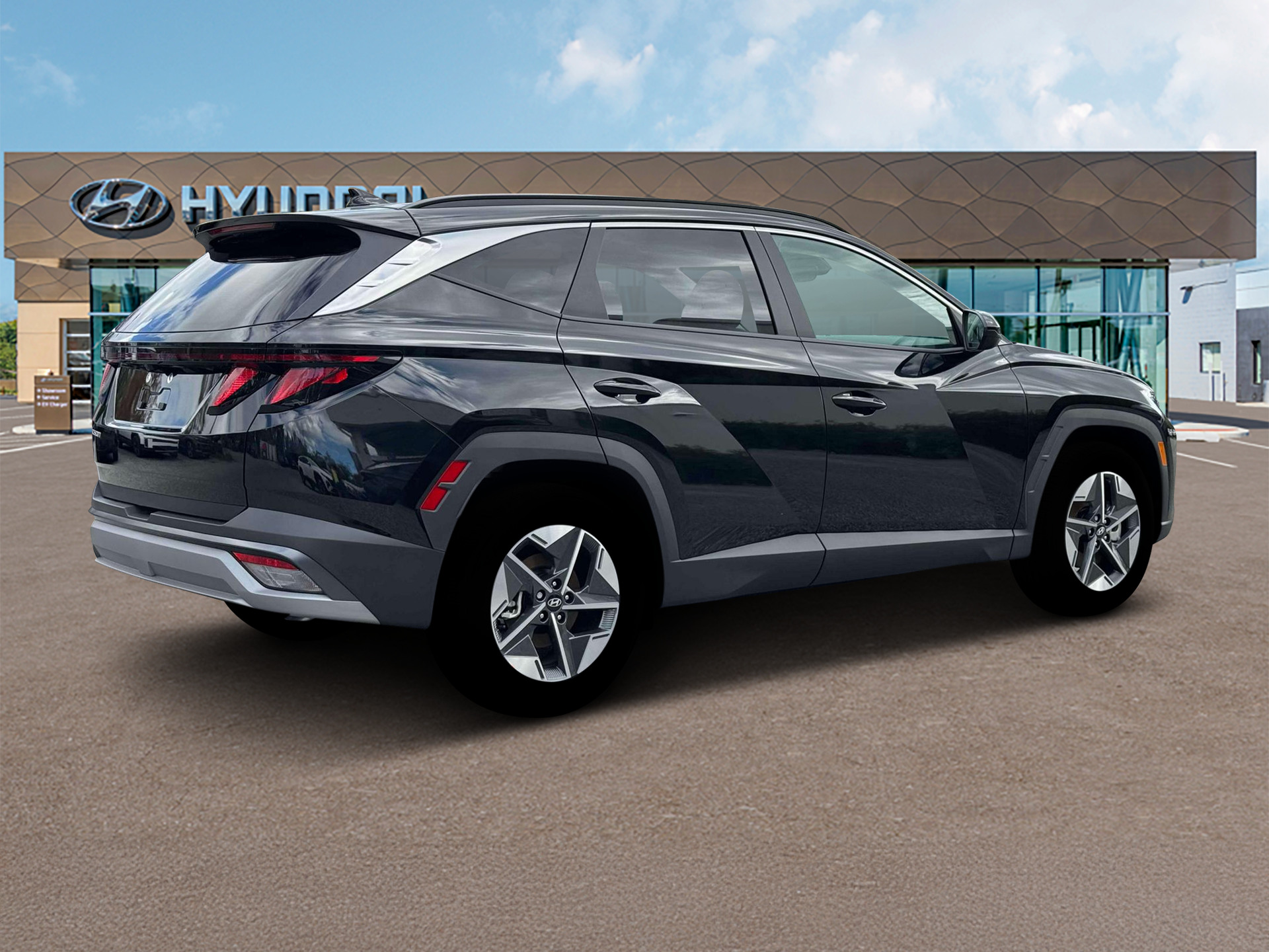 New 2025 Black Hyundai SEL FWD image 7