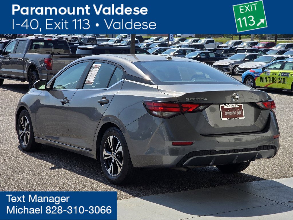 Used 2023 Nissan Sentra SV with VIN 3N1AB8CV3PY250467 for sale in Connelly Springs, NC