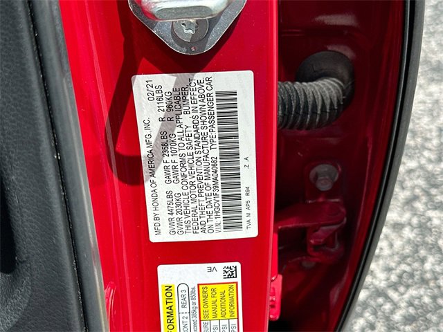 2021 Honda Accord Sport 1.5T photo 38