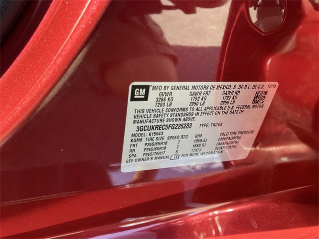 2015 Chevrolet Silverado 1500 LT photo 14