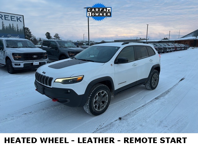 Used 2022 Jeep Cherokee Trailhawk with VIN 1C4PJMBX8ND543416 for sale in Pine River, Minnesota