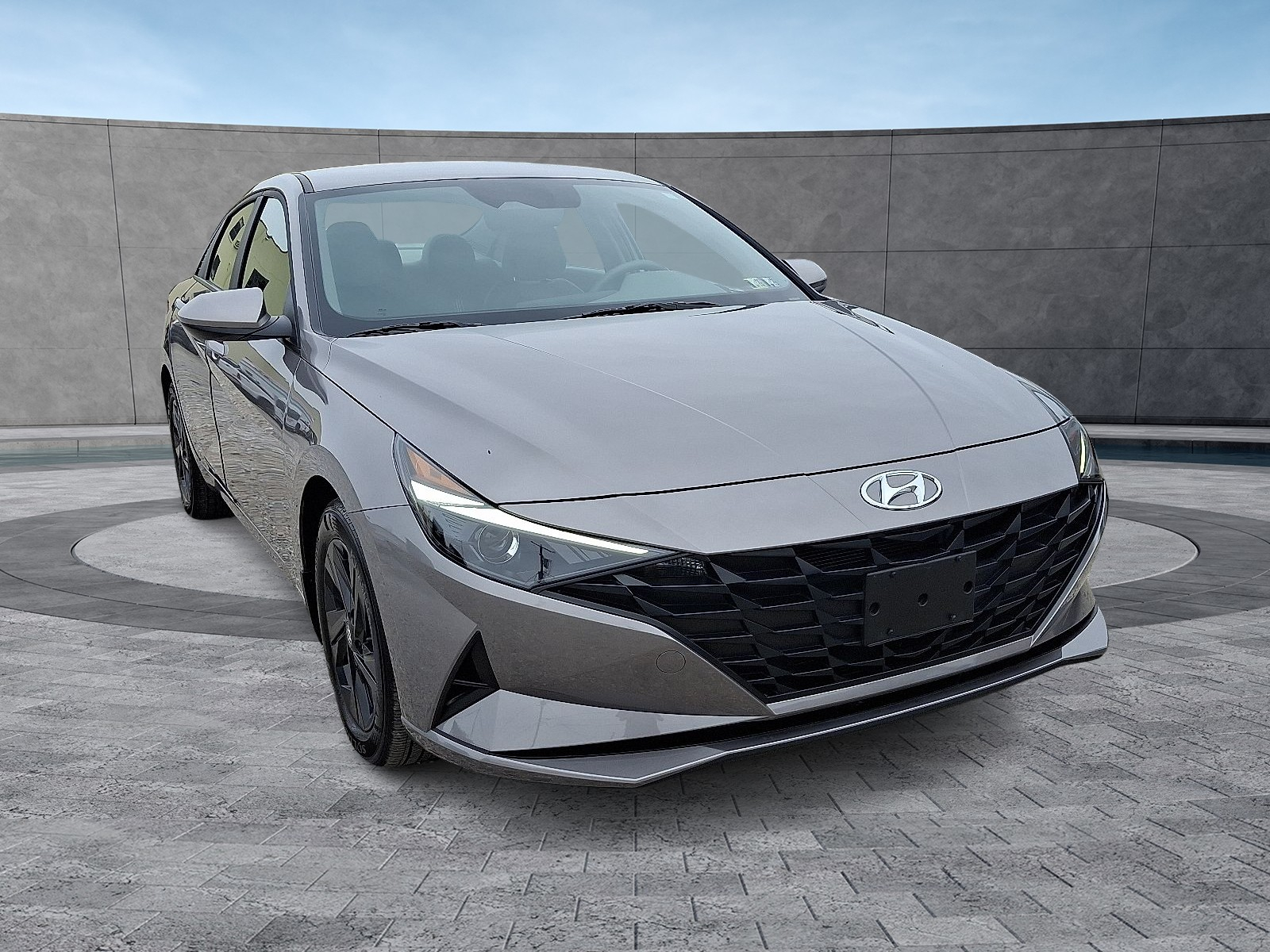 2023 Hyundai Elantra Hybrid Blue photo 2