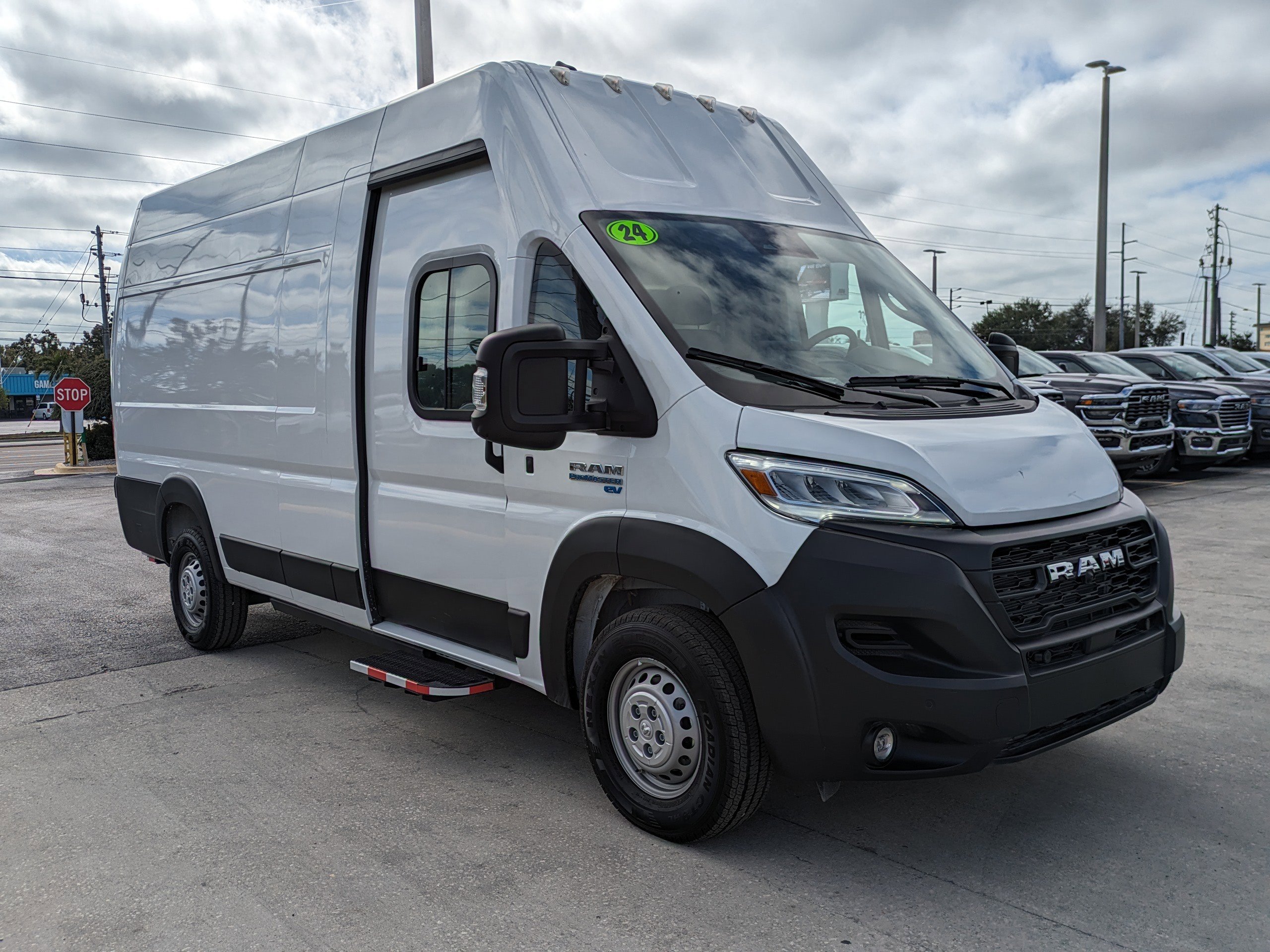 Used 2024 RAM ProMaster EV Delivery Van Base with VIN 3C6MRWAZ4RE109600 for sale in Seminole, FL