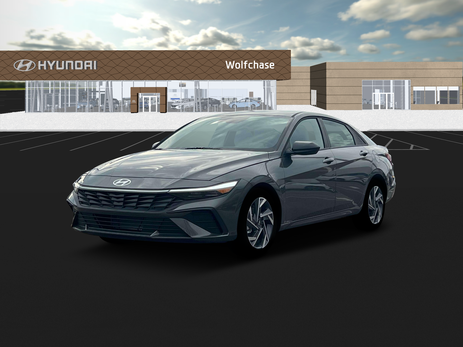 New 2025 Gray Hyundai SEL Sport image 1