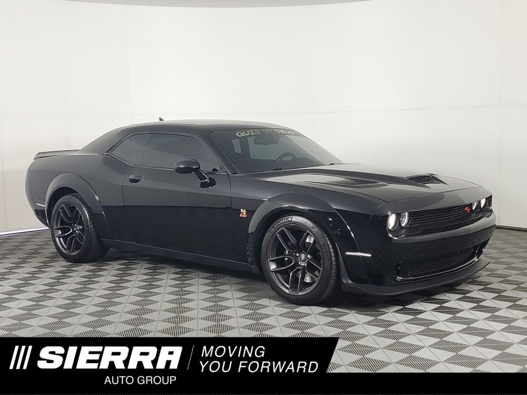 Used 2019 Black Dodge R/T Scat Pack Widebody image 1