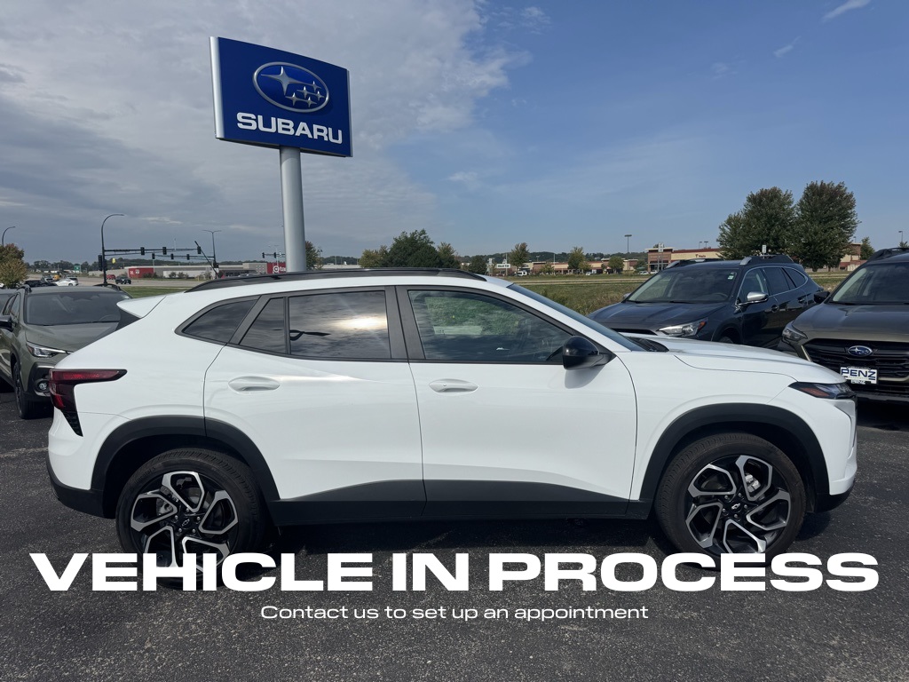 Used 2025 Chevrolet Trax RS with VIN KL77LJEP1SC018409 for sale in Rochester, Minnesota