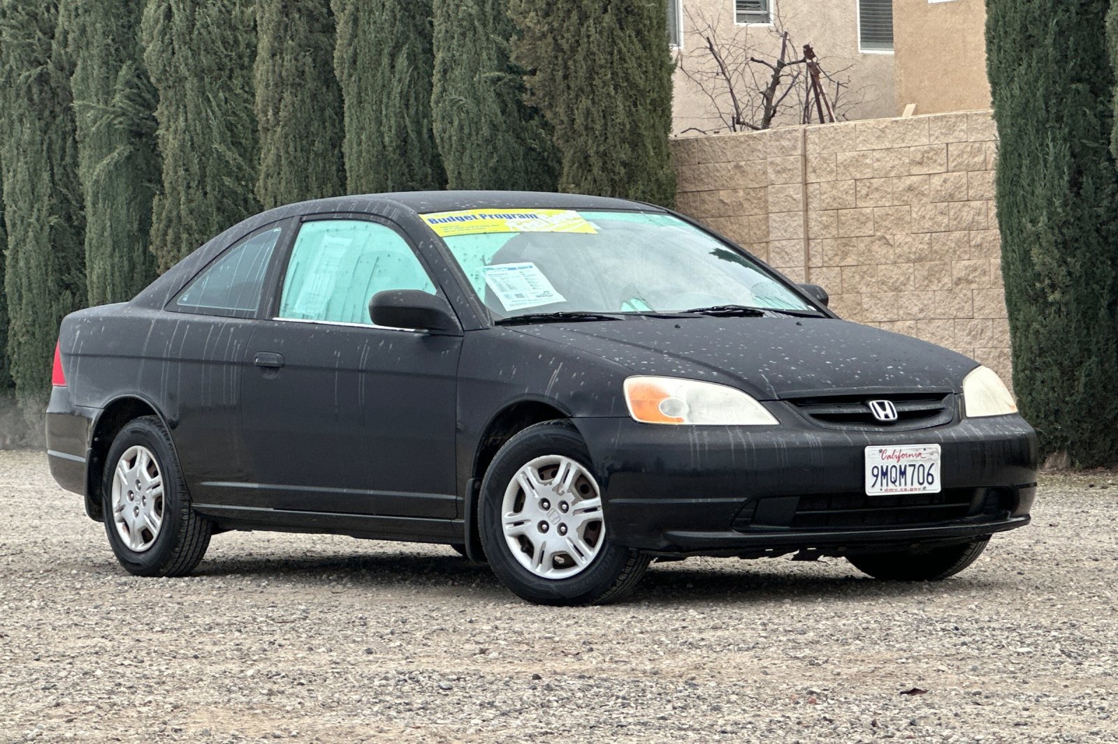 Used 2002 Honda Civic LX with VIN 1HGEM225X2L059168 for sale in Modesto, CA