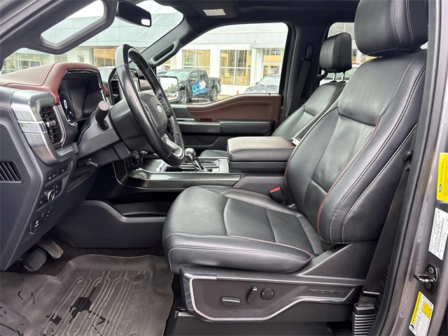 Used 2022 Gray Metallic Ford Lariat image 11