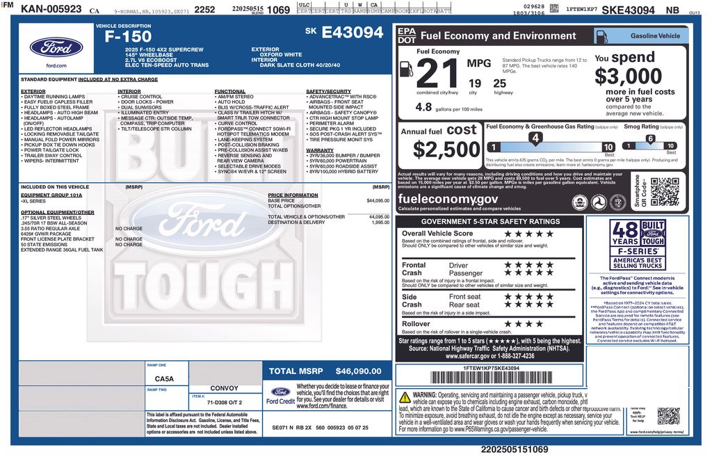 2025 Ford F-150 XL