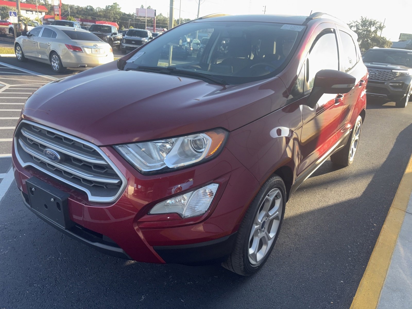 Used 2021 Ford EcoSport SE with VIN MAJ3S2GE7MC443602 for sale in Spring Hill, FL