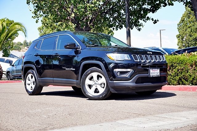 Certified Used 2021 Black Jeep Latitude image 1