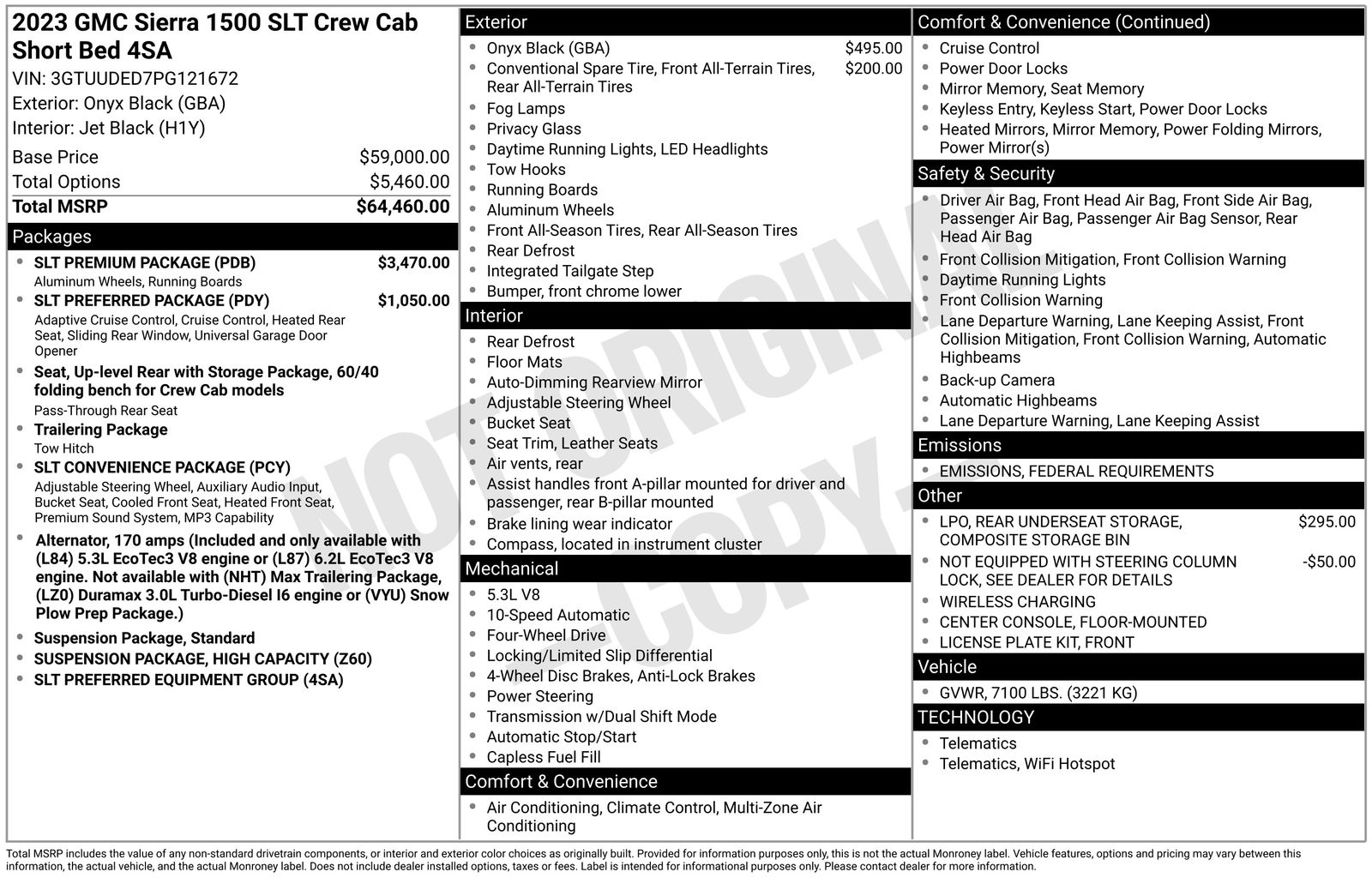 Used 2023 GMC Sierra 1500 SLT with VIN 3GTUUDED7PG121672 for sale in Brainerd, Minnesota
